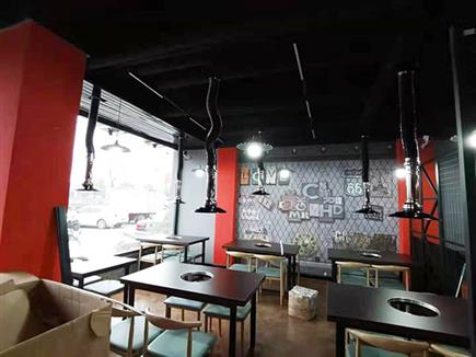 洛陽(yáng)古城路烤肉店排煙系統(tǒng)